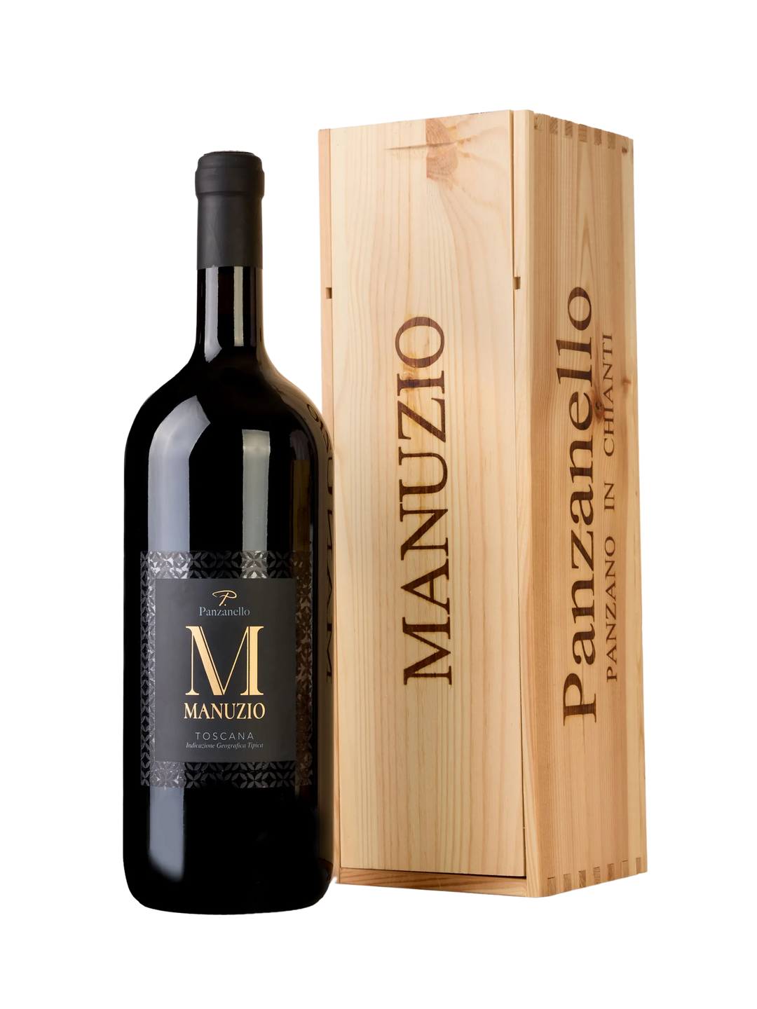 Magnum 1500ml Manuzio Supertuscan IGT Toscana Panzanello 2020, vino pregiato merlot in purezza dal grande invecchiamento